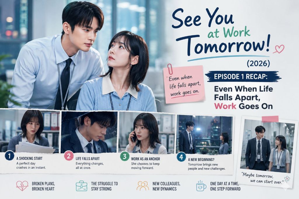 See You at Work Tomorrow! (2026) Episode 1 Recap: Even When Life Falls Apart, Work Goes On